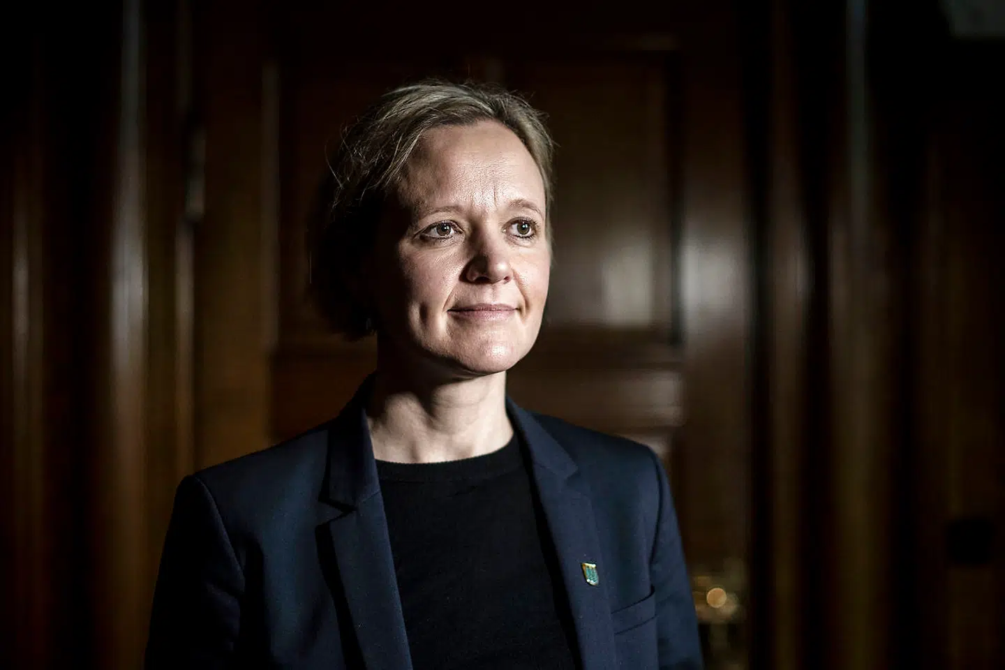 Beskæftigelses- og integrationsborgmester i Københavns Kommune, Cecilia Lonning-Skovgaard (V). På Københavns Rådhus