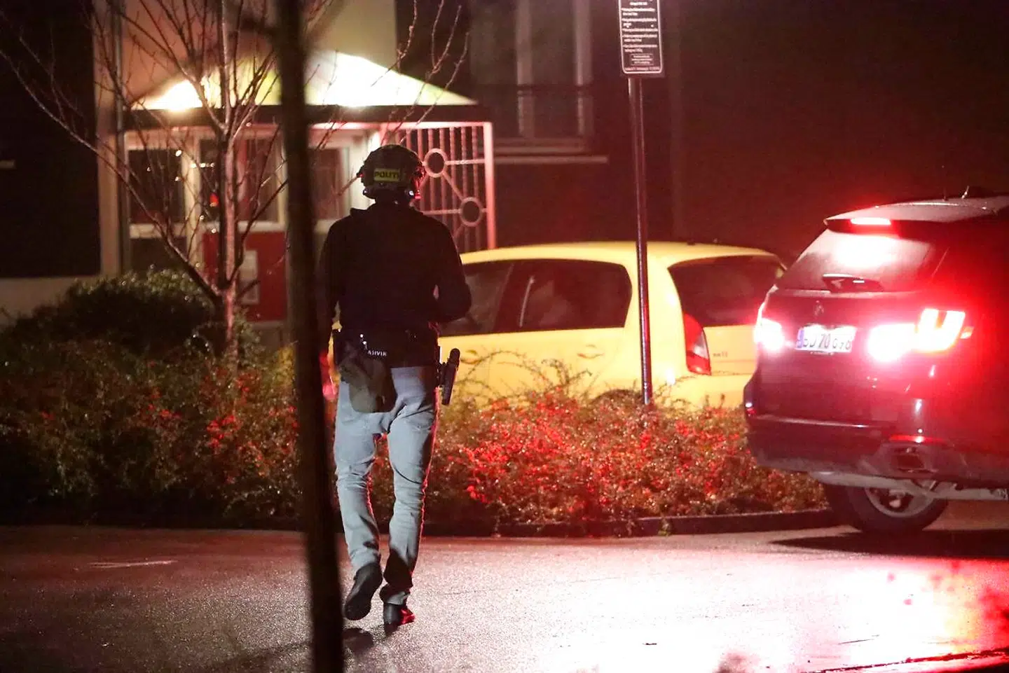 Københavns Vestegns Politi i gang med en aktion i Herlev torsdag den 21. november 2019. Københavns Vestegns Politi i gang med en aktion i Herlev torsdag den 21. november 2019.. (Foto: Pressefotos.dk/Ritzau Scanpix)