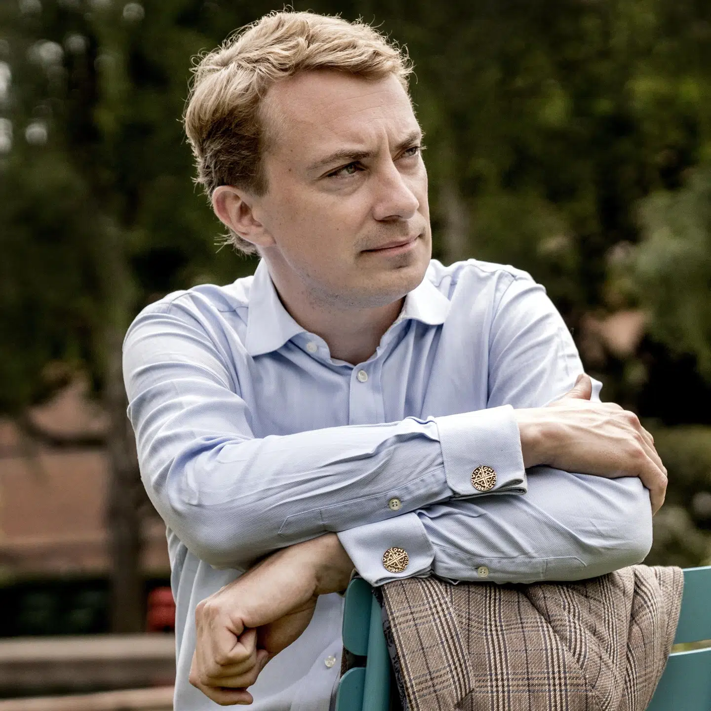 DF's klimaordfører Morten Messerschmidt fik nok af kollegaerne under et stridigt samråd torsdag. Linda Kastrup/Ritzau Scanpix