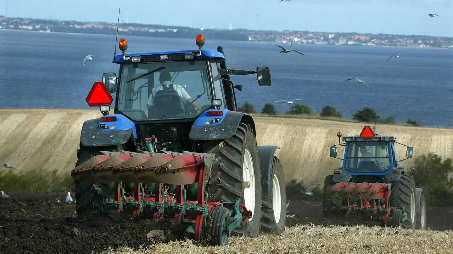 Regnefejlen og dermed den årelange undervurdering af Danmarks udledninger fra landbruget vil ifølge Zenia Stampe gøre det endnu vanskelige at nå Danmarks ambitiøse klimamålsætning. Arkivfoto af efterårspløjning på Mors.