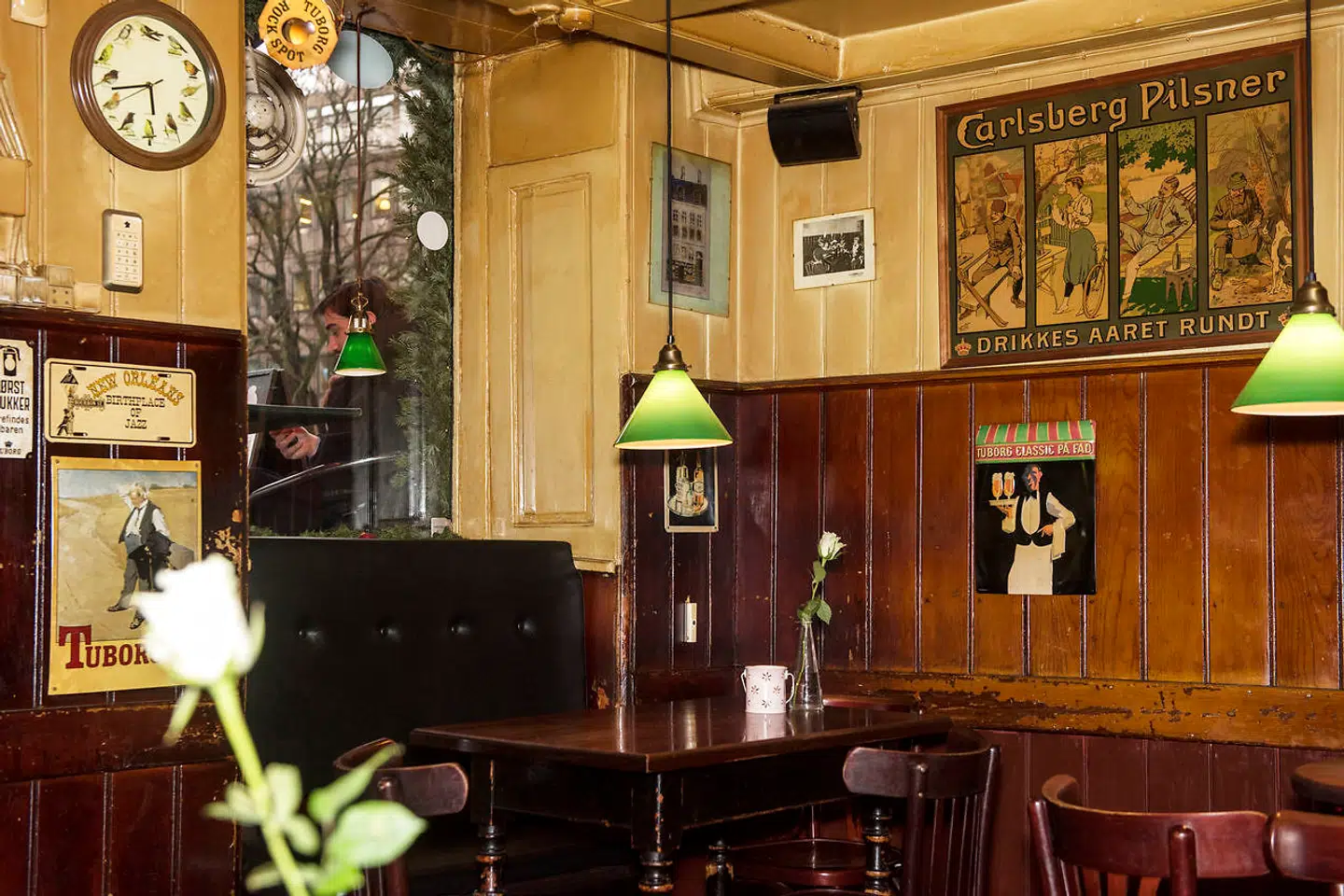 Café Hvide Lam på Kultorvet, København.