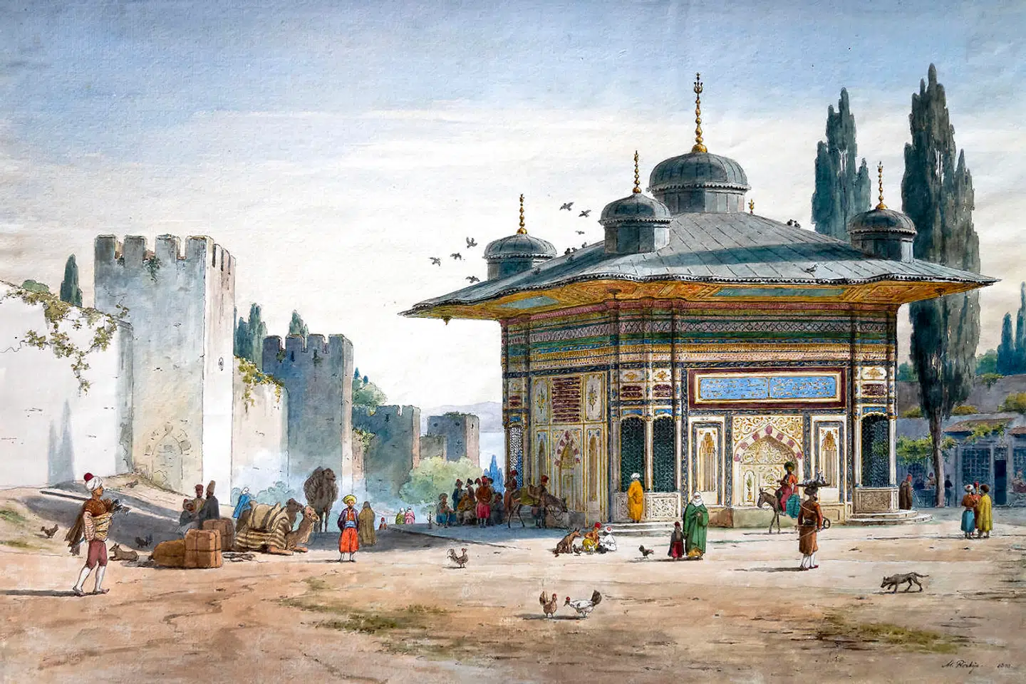 Et af bibliotekets skatte er en gave fra Det Store Nordiske Telegraf-Selskab med gribende smukke illustrationer fra hele verden.