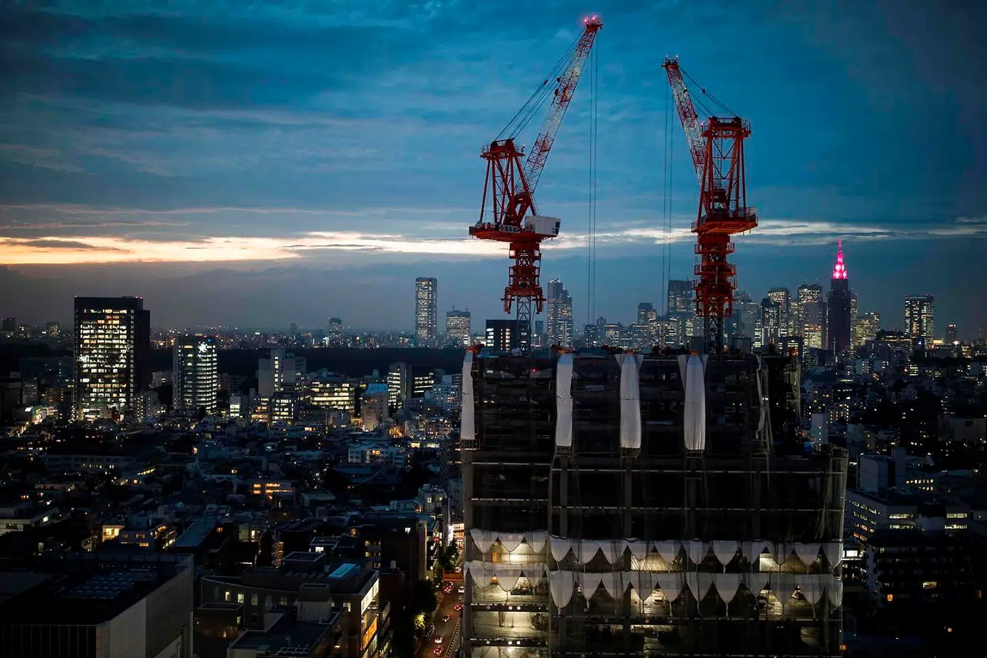 Byggekranerne tårner sig stadig op i stort tal over Japans hovedstad, Tokyo, men mørkere skyer kan være ved at trække ind over landets økonomi. I denne uge løftes sløret for en række nøgletal, der kan give et fingerpeg om en ny retning.
