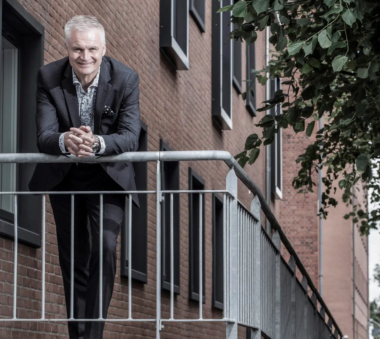 Per Bie, adm. direktør i Danbolig Erhverv, kan i disse år se sin virksomhed vokse. Ejendomsmarkedet har været gunstigt, men der har også været opbakning fra ejeren, Nordea. PR-foto: Danbolig Erhverv/Adam Grønne, Esoft