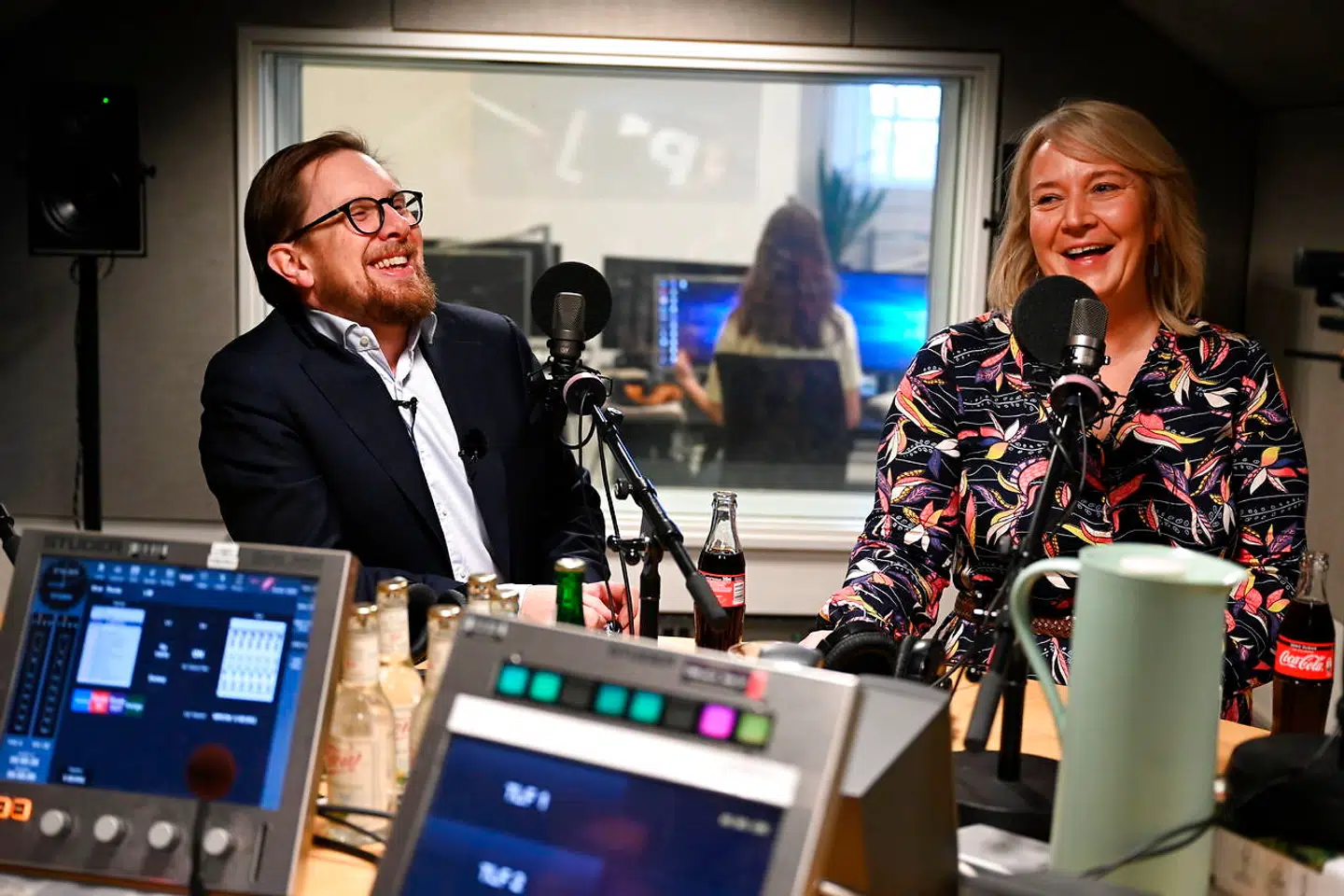 Christina Egelund og Simon Emil Ammitzbøll-Bille fortalte torsdag i P1s radioprogram »Slotsholmen« om deres nye parti, Fremad.