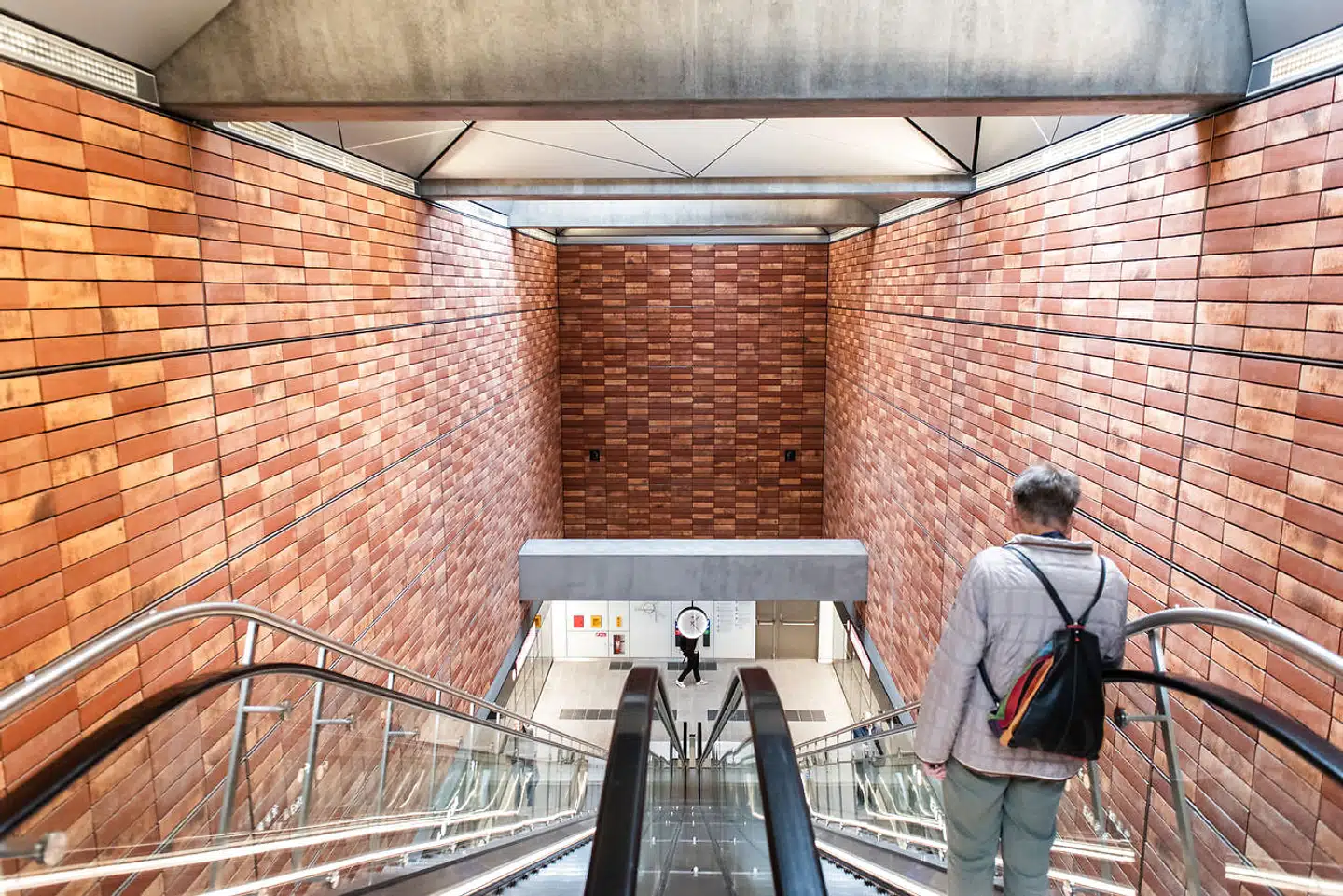 Enghave Plads metrostation. Et af de nye stop på den støj-kritiserede Cityring.