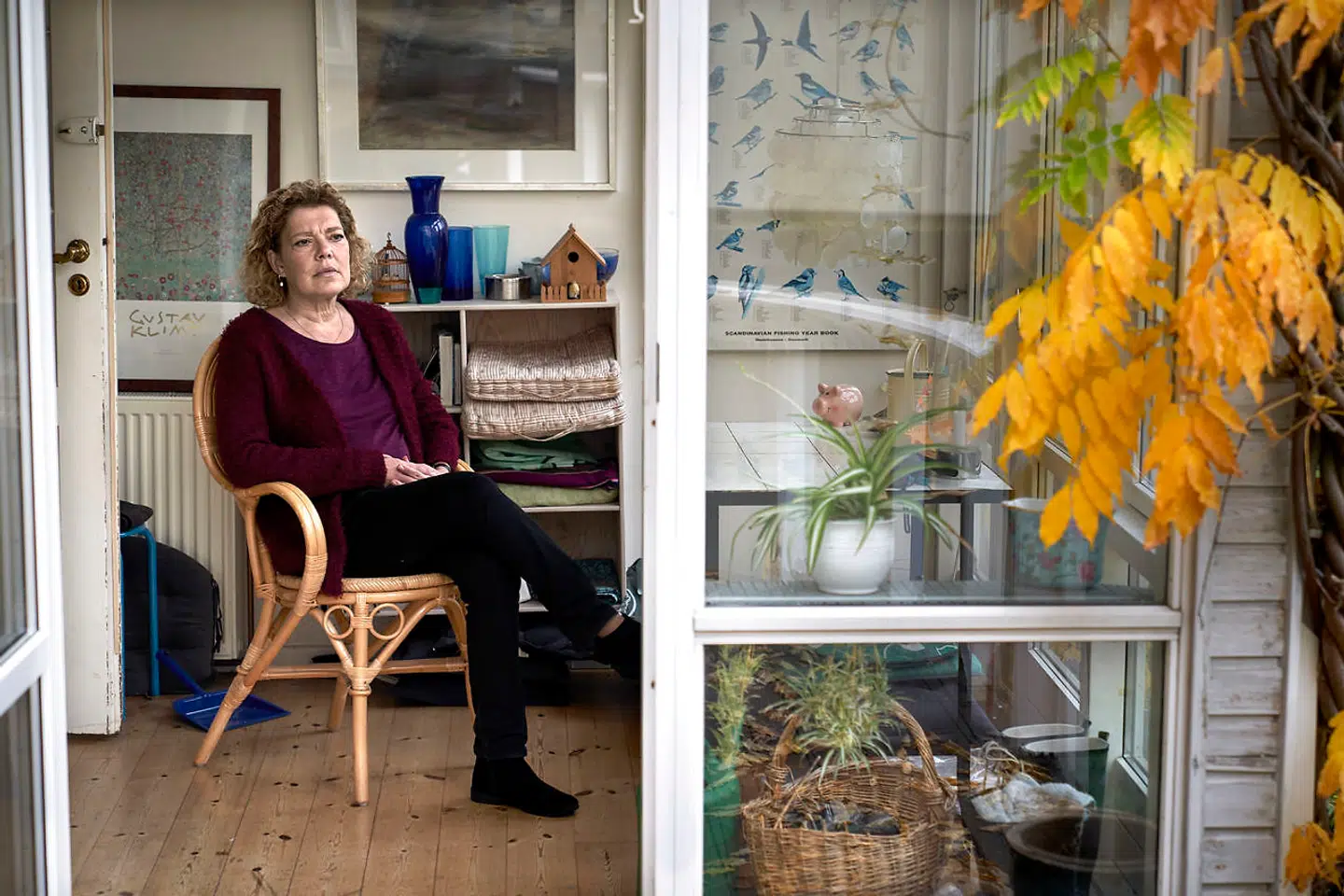 Eva Jørgensen skiftede i 2010 karrieren som TV-journalist ud med livet som forfatter og foredragsholder. Det er ikke mindst her i den idylliske havestue i villaen på Frederiksberg, hun arbejder med sine bøger og foredrag.