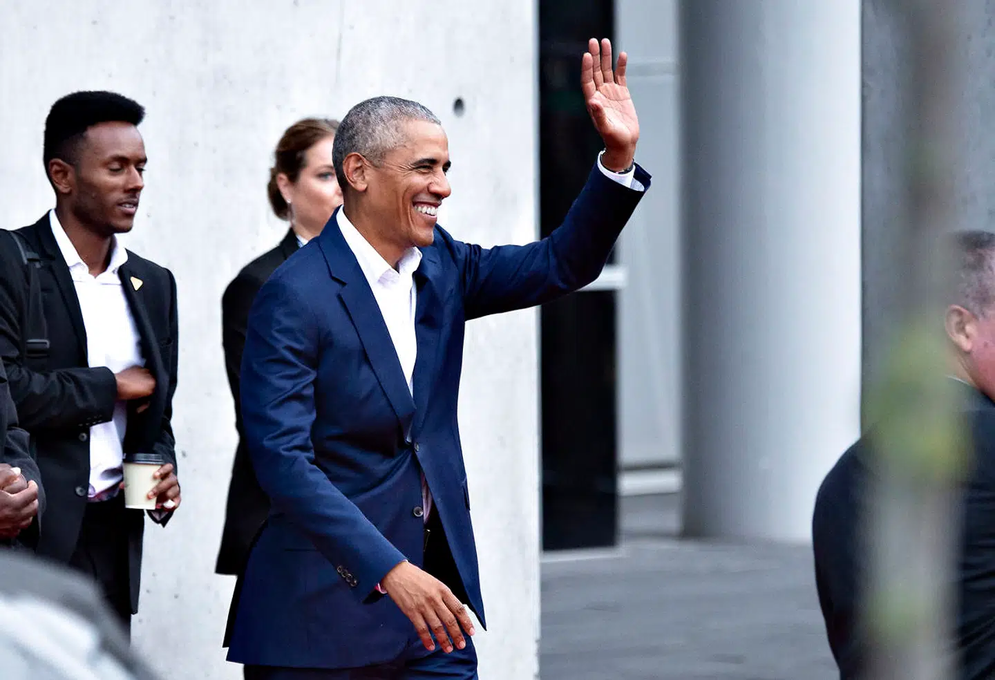 Barack Obama roste under besøget Danmarks politiske system og vores militær.