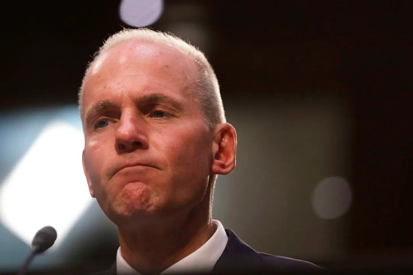 Dennis Muilenberg, adm. direktør for Boeing, bliver afhørt i Repræsentanternes Hus omkring de forulykkede 737 MAX-fly.