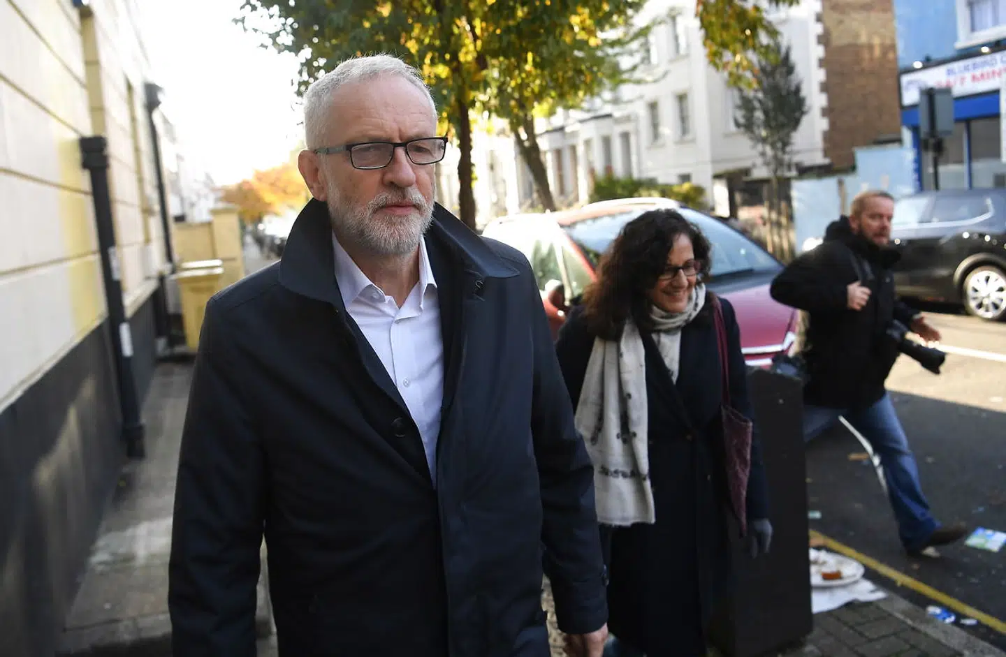 Arkivfoto. Labours leder Jeremy Corbyn. D. 18 oktober 2019.