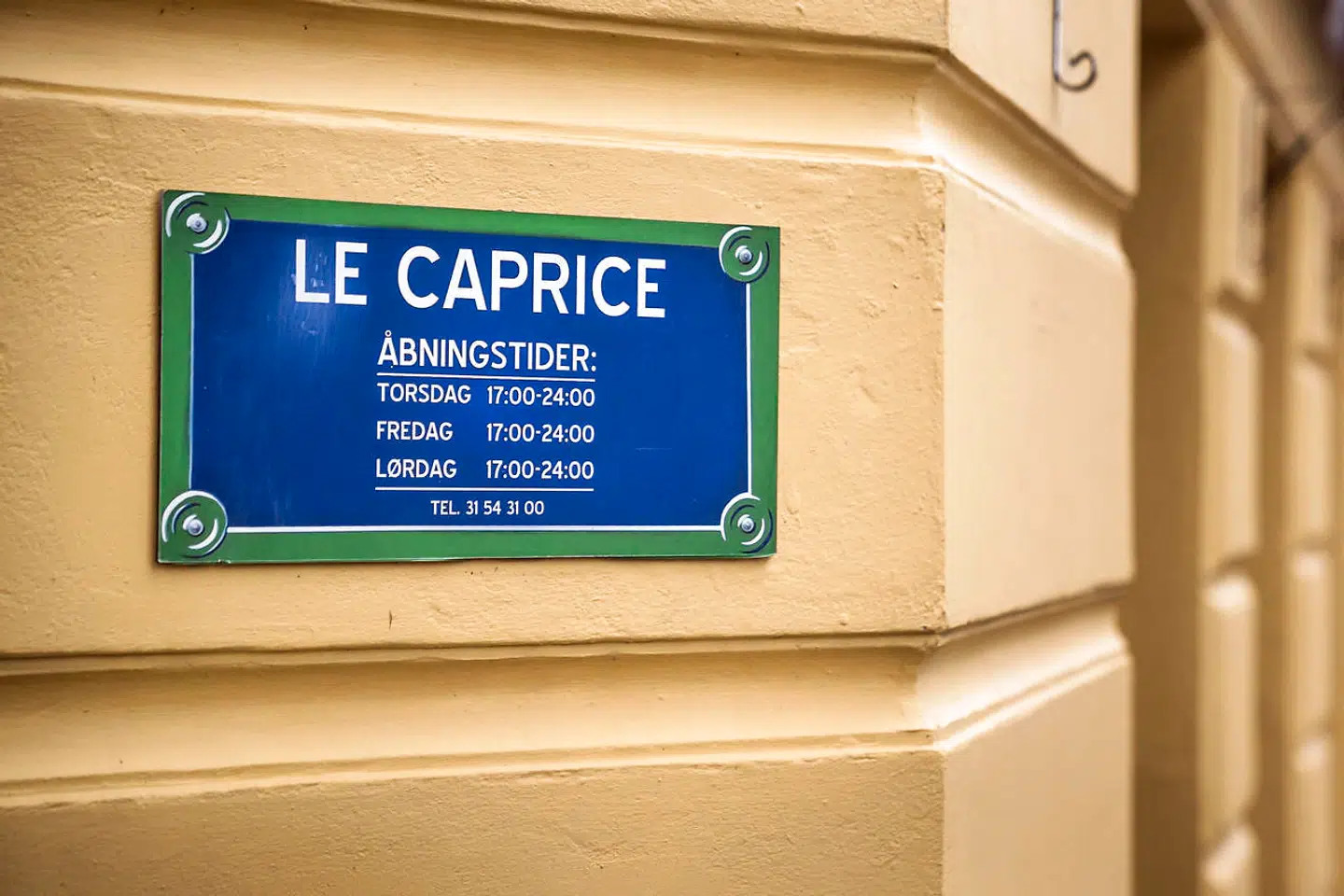 Restaurant Le Caprice, Nansensgade 24, 1366 København K, Danmark