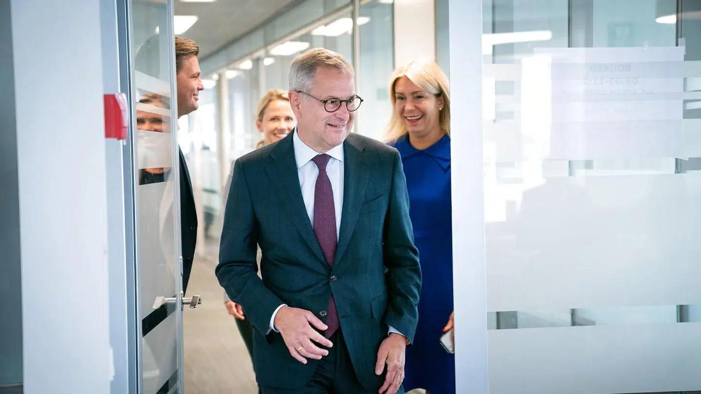 Søren Skou, topchef i A.P. Møller-Mærsk, har endelig grund til at smile lidt igen. Arkivfoto: Ida Marie Odgaard/Ritzau Scanpix