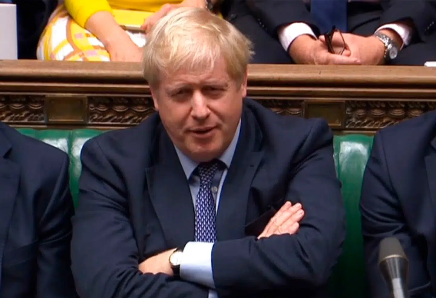 Premierminister Boris Johnson fik ikke sin Brexit-aftale godkendt lørdag.