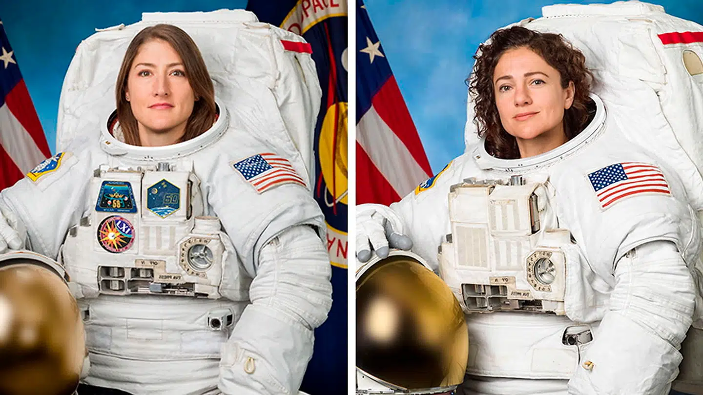 Astronauterne Christina Koch og Jessica Meir er påbegyndt første kvindelige rumvandring nogensinde.