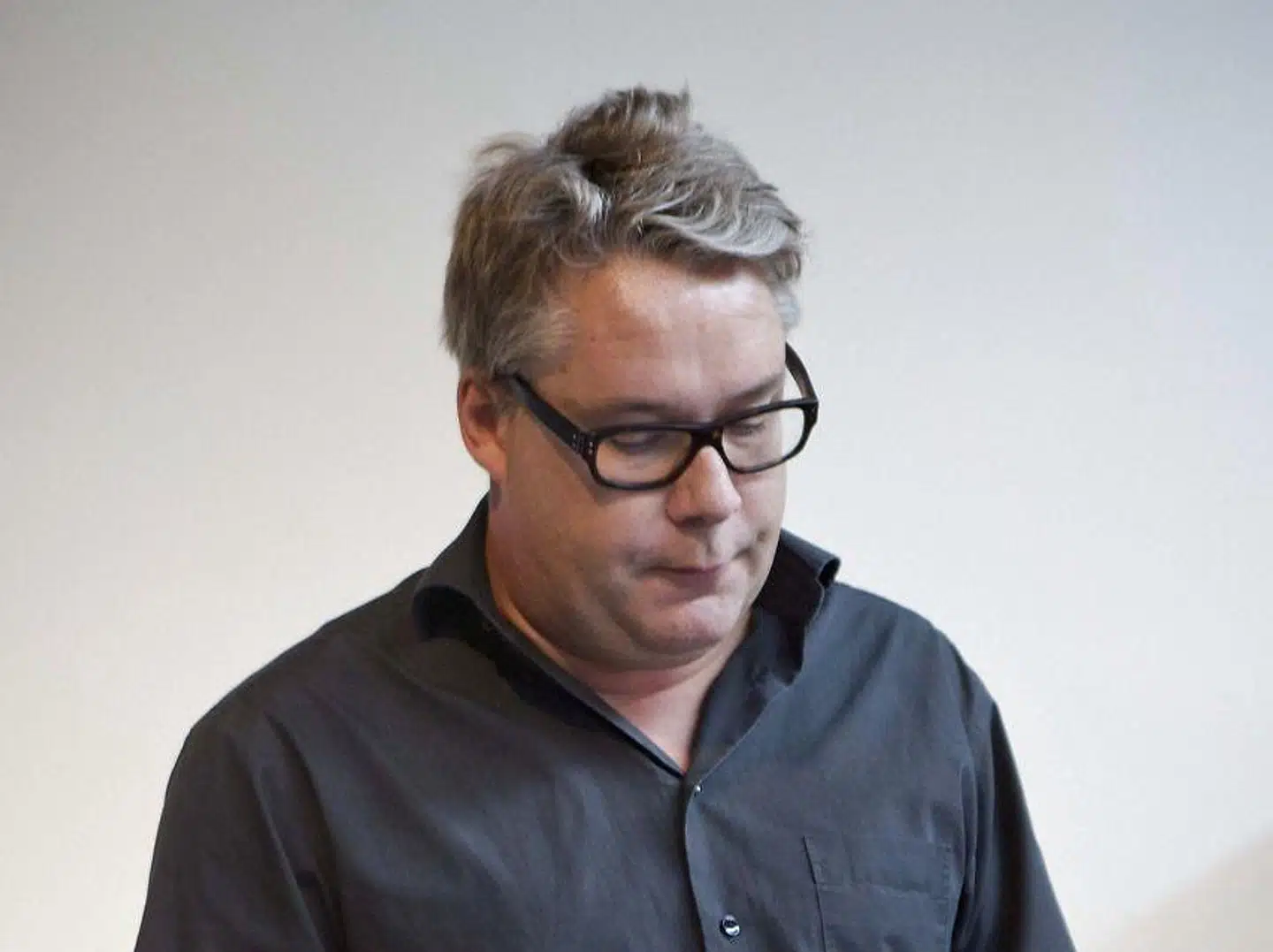 Simon Andersen er den daglige indpisker på Berlingskes redaktion. Her fanget i et mere roligt øjeblik.