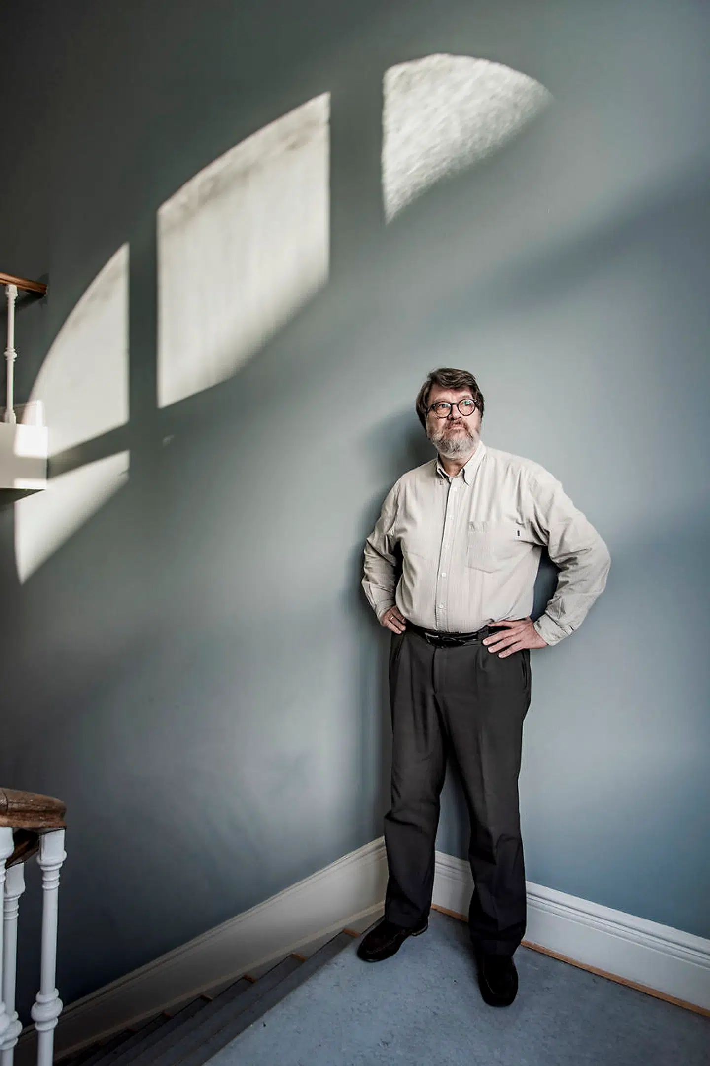 Peter Birch Sørensen fotograferet på Økonomisk Institut på Københavns Universitet.