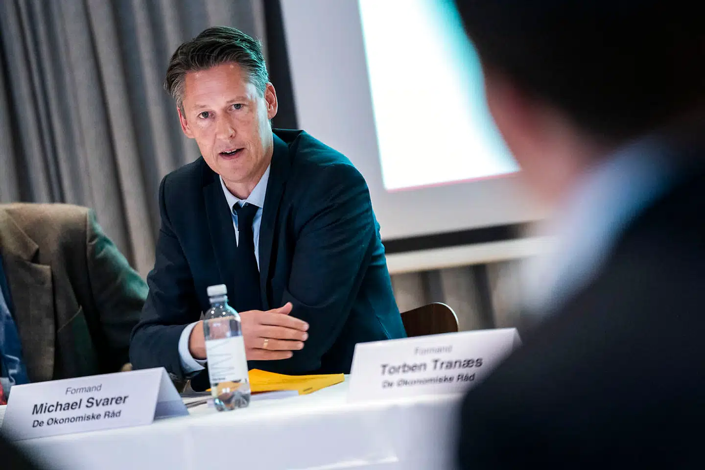 »Prisen kommer formentlig til at skulle betales af både statskassen, erhvervet og forbrugerne, idet der kan komme højere grønne afgifter,« forudser Michael Svarer, der er formand for De Økonomiske Råd.
