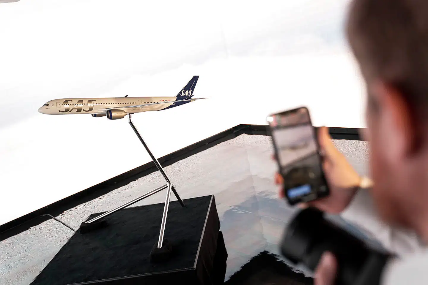 For nyligt lancerede SAS et helt nyt design til sine fly. Arkivfoto.