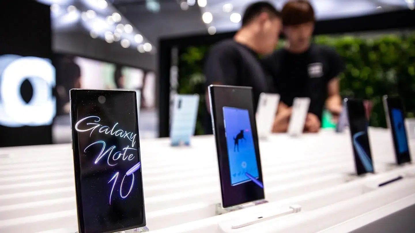 Samsung er verdens største mobilproducent. Fremover vil ingen af den sydkoreanske gigants smartphones – heriblandt den nye Galaxy Note 10 – længere blive produceret i Kina. Arkivfoto: Omer Messinger, EPA/Ritzau Scanpix