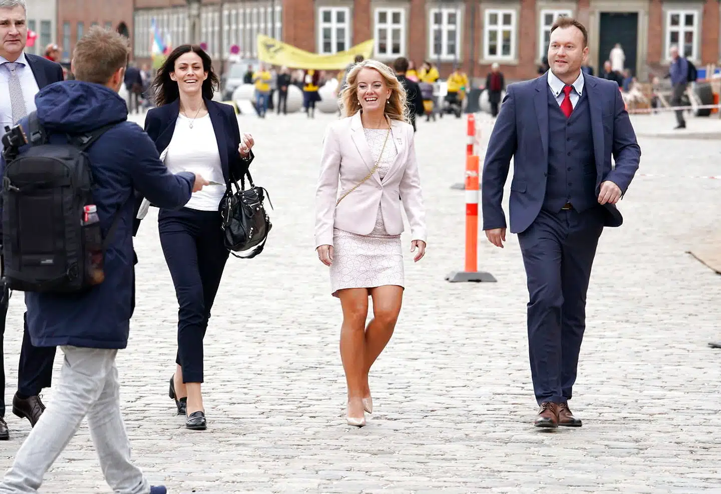 Nye Borgerliges Pernille Vermund. Folketingets medlemmer ankommer til gudstjeneste i Christiansborg Slotskirke, tirsdag den 1. oktober 2019. (Foto: Martin Sylvest/Ritzau Scanpix 2019)