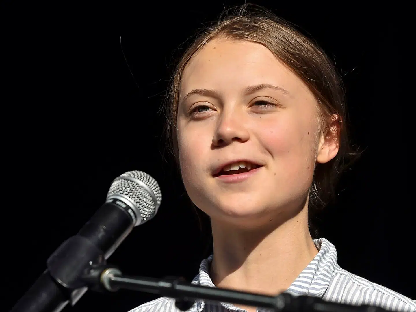 Den svenske klima-aktivist Greta Thunberg talte fredag i Canada, landet som 27 år tidligere fostrede en anden meget ung miljøforkæmper.