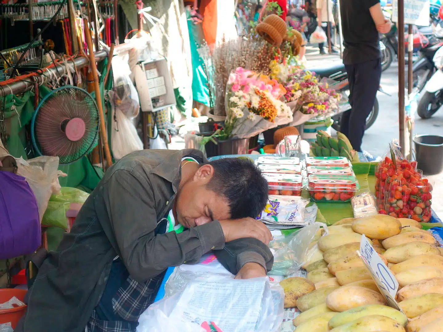 Chiang Mai har også fire årstider, men forskudt for de danske, så man kan købe jordbær til jul ... Som kan være en presset årstid for mange ...
