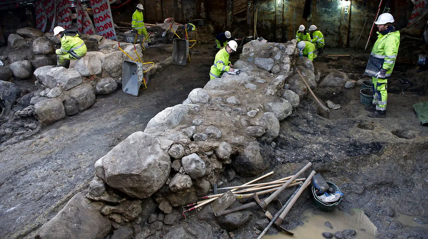 180 millioner kroner er gået til udgravningerne i forbindelse med Metroen og Cityringen.