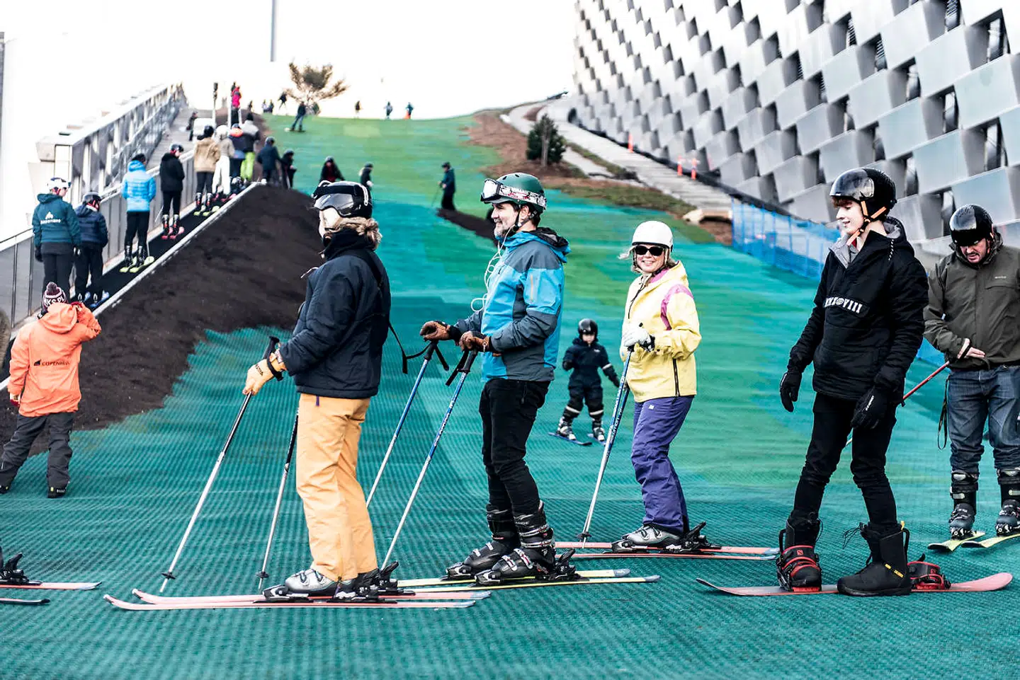 Skibakken var et hit, da den blev prøvekørt af både voksne og børn i vinterferien i år. Arkivfoto: Celina Dahl