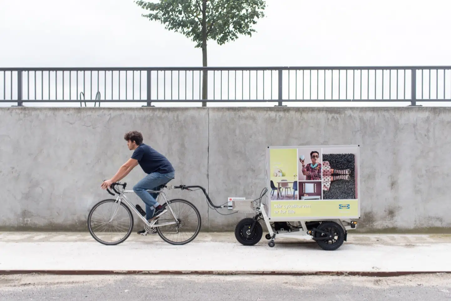 Freetrailer har den lanceret en ny eldrevet trailer til cykler.
