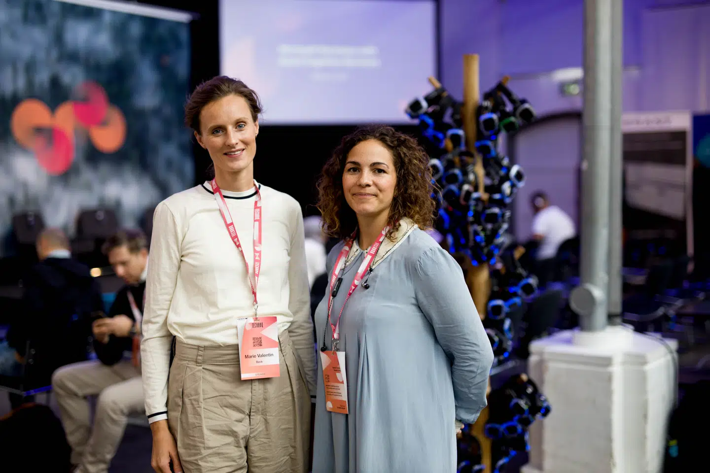 Marie Valentin Beck og Katrine Arevad har været med til at sætte fokus på diversitet på TECHBBQ 2019.