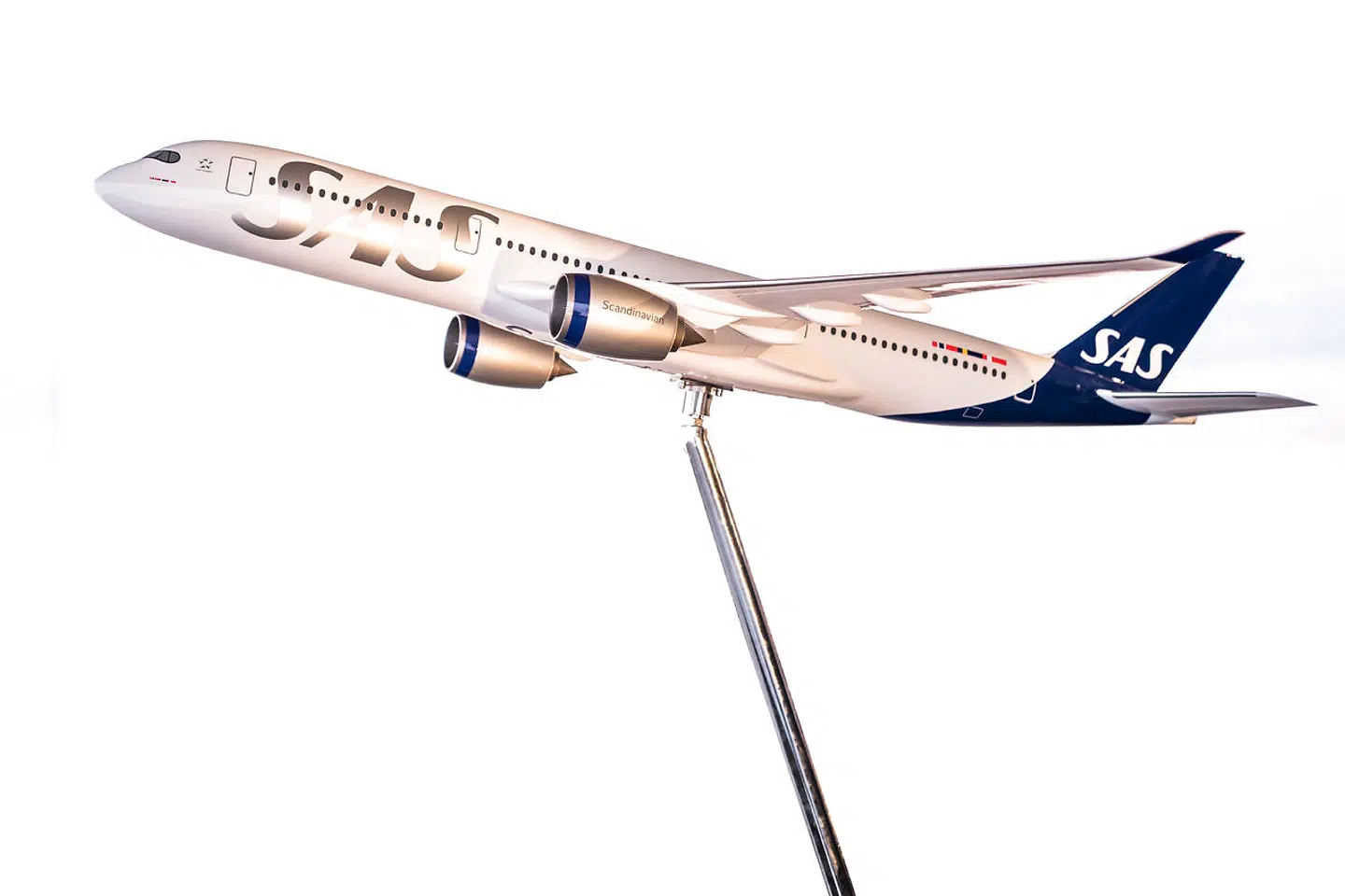 Her ses SAS’ nye design. Det blev sidst fornyet i 1998.