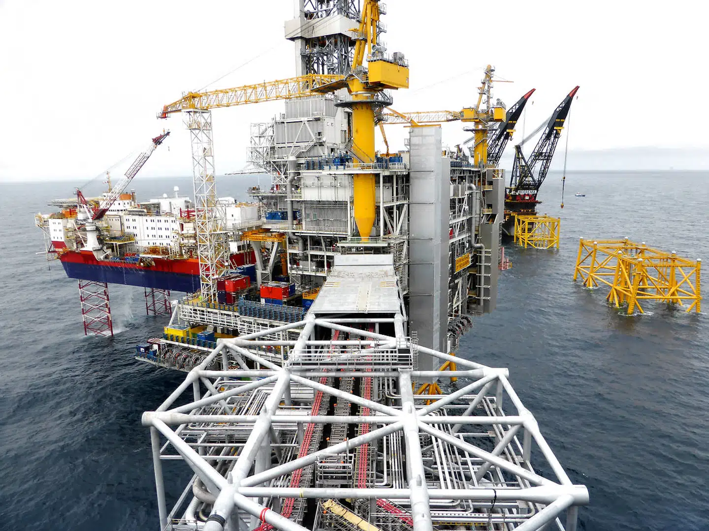 »Johan Sverdrup«-feltet skal pumpe endnu flere kontanter ind i det tidligere Statoil, som nu hedder Equinor. Arkivfoto: Nerijus Adomaitis/Reuters/Ritzau Scanpix