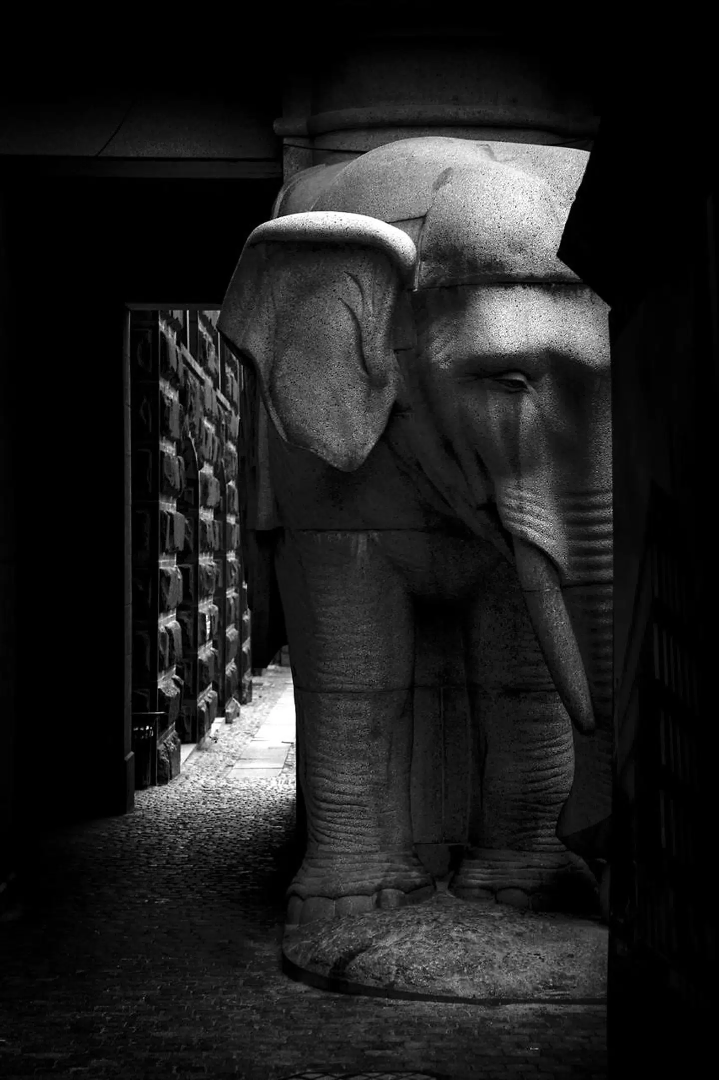 Elefantporten ved indgangen til Carlsberg-området i Valby.