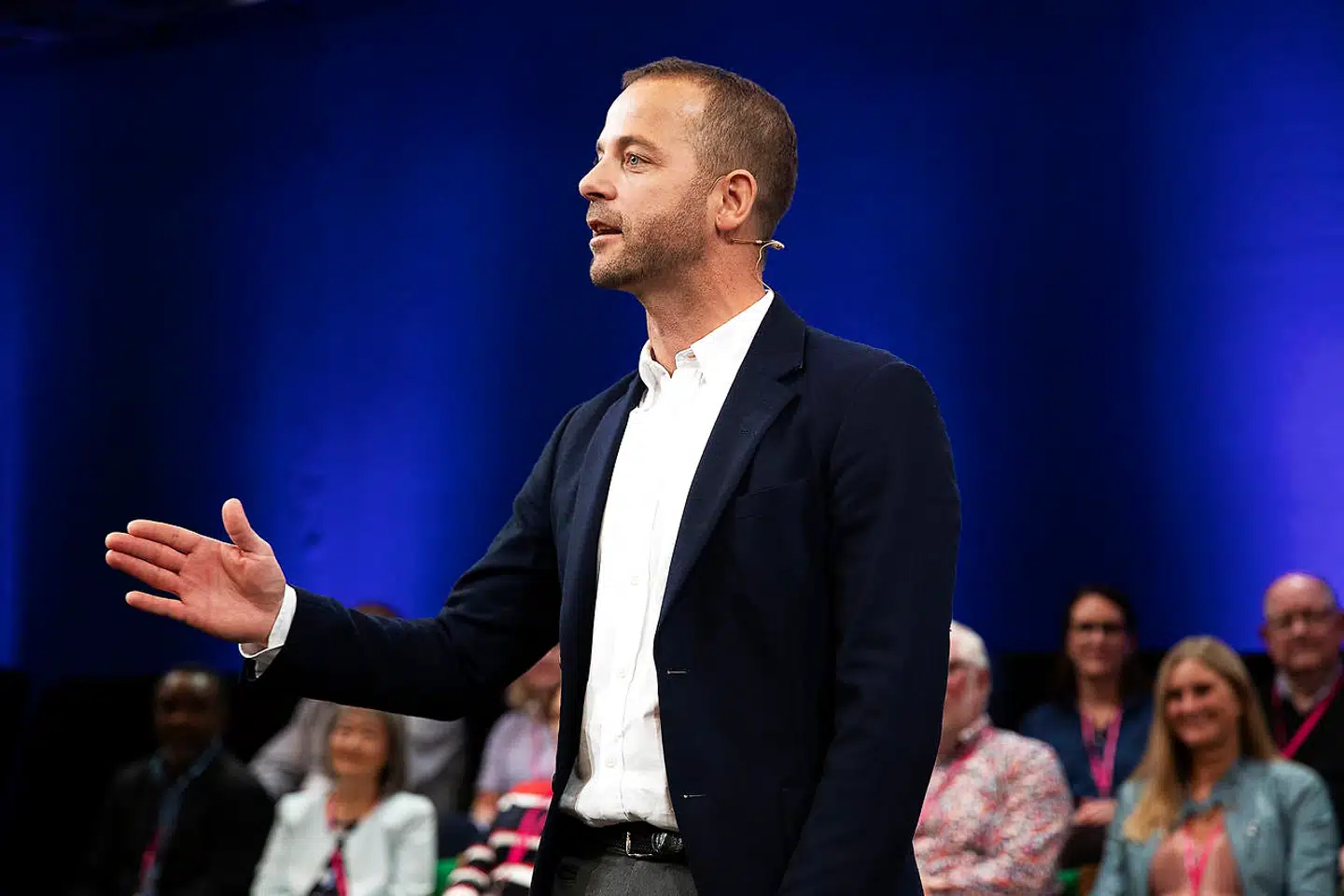 Morten Østergaard holdt lørdag eftermiddag tale ved Radikale Venstres landsmøde på Hotel Nyborg Strand.