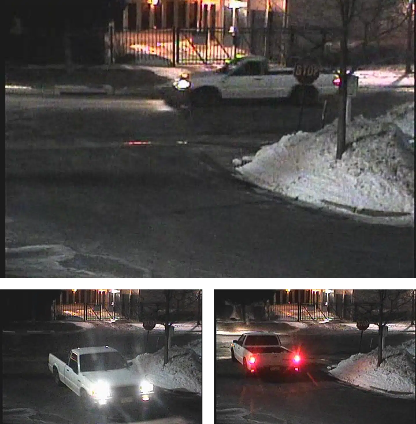 Her er et af de billeder, som knækkede sagen: Politiet noterede, at en hvid Mazda-pickup var i nærheden af flere af gerningsstederne – og den førte til manden. Foto: Jefferson County Court.