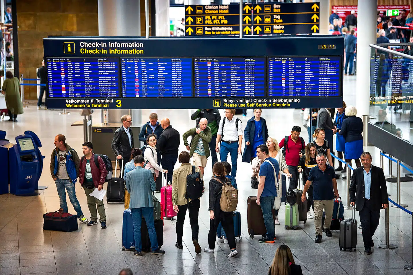 Onsdag kl. 13.20 nedlagde 150 SAS-medarbejdere arbejdet i bagagehåndteringen som konsekvens af, at SAS-ledelsen ikke ville sende en medarbejder hjem, der tilhører en anden fagforening end 3F. Strejken varede godt to timer, inden medarbejderne genoptog arbejdet. Strejken medførte flere forsinkelser.