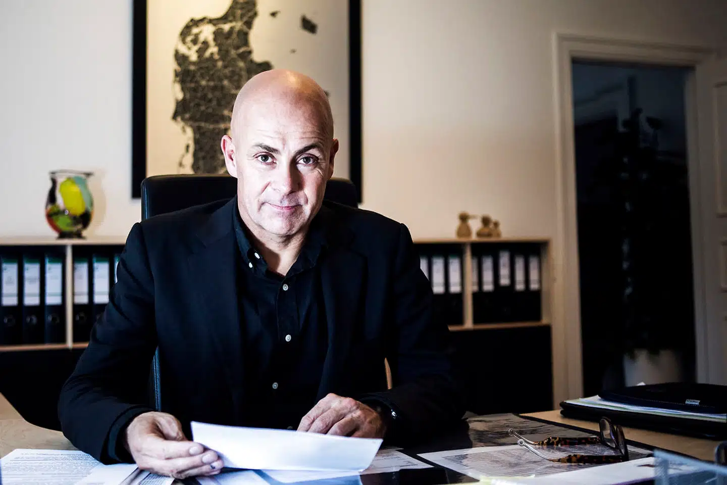 Claus Oxfeldt, formand for Politiforbundet, er enig med tidligere justitsminister Søren Pind i kritikken af Finansministeriets magt. Arkivfoto: Sophia Juliane Lydolph/Ritzau Scanpix