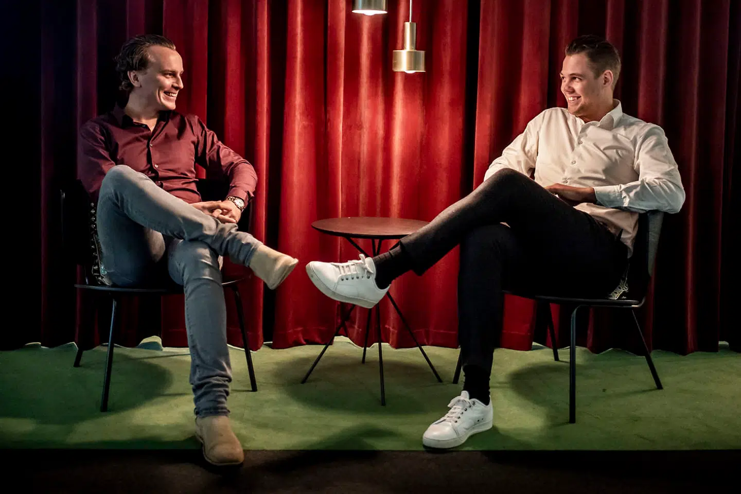 EasyTranslate vandt i efteråret et udbud om tolkning til 520 millioner i Justitsministeriet og Udlændinge- og Integrationsministeriet. Her ses Peter Ladegaard og Frederik R. Petersen, stifterne af Easytranslate.