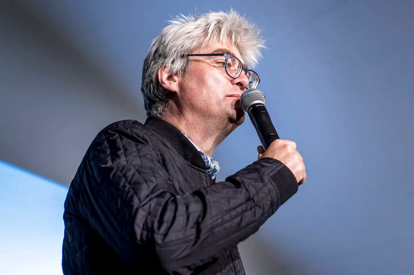 Søren Pind i aktion under Folkemødet på Bornholm. I en ny bog blotlægger han de magtkampe, som har martret Venstre i de senere år.