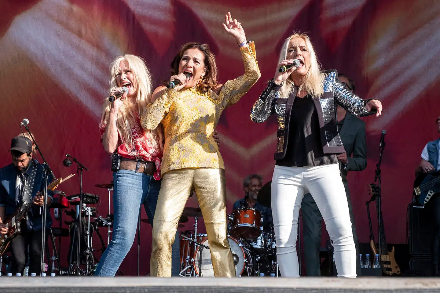 Grøn Koncert 2019 på Tiøren, hvor Lis Sørensen optrådte med Sanne Salomonsen og Anne Linnet.