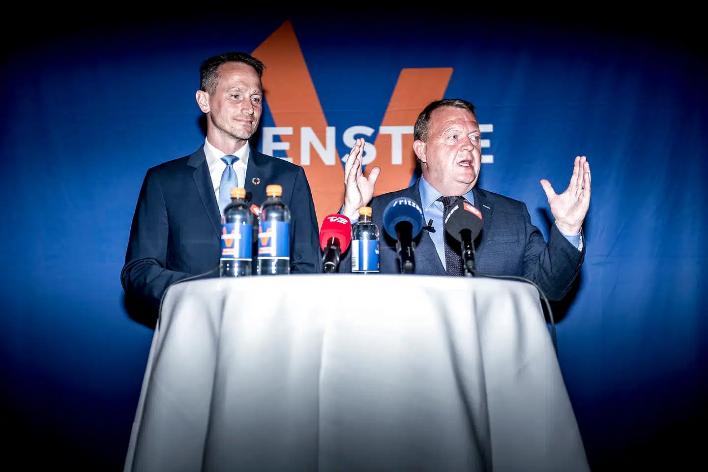 Kristian Jensen og Lars Løkke Rasmussen i maj 2019.
