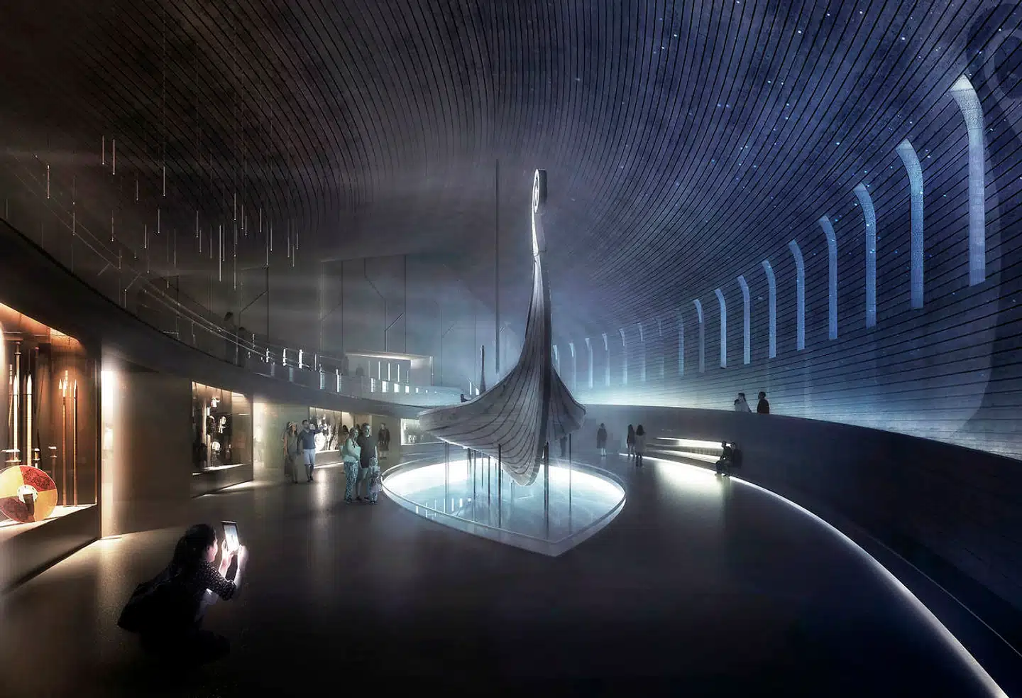 Sådan kommer det ny Vingetidsmuseet i Oslo til at se ud, når byggeriet er færdigt i 2025.