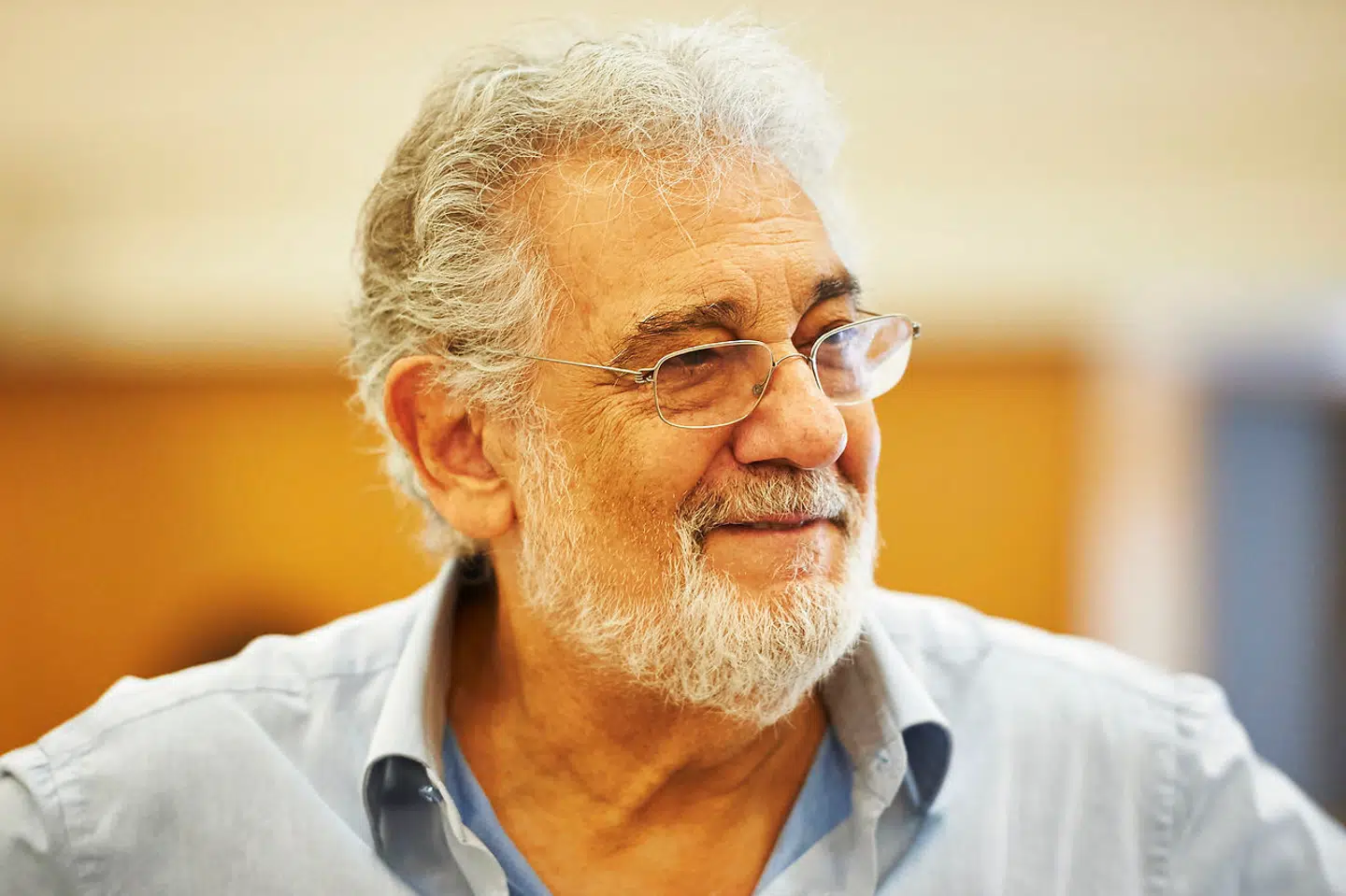 Placido Domingo under prøver på Royal Opera House i London for et par år siden. Foto: AFP / NIKLAS HALLE'N