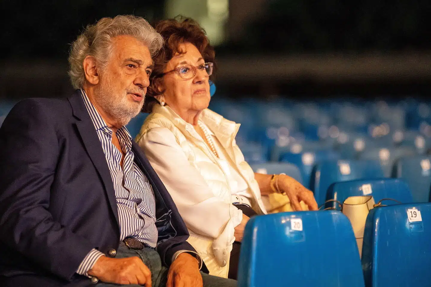 Plácido Domingo med fru Marta ved sin side - de to har gift siden 1962.
