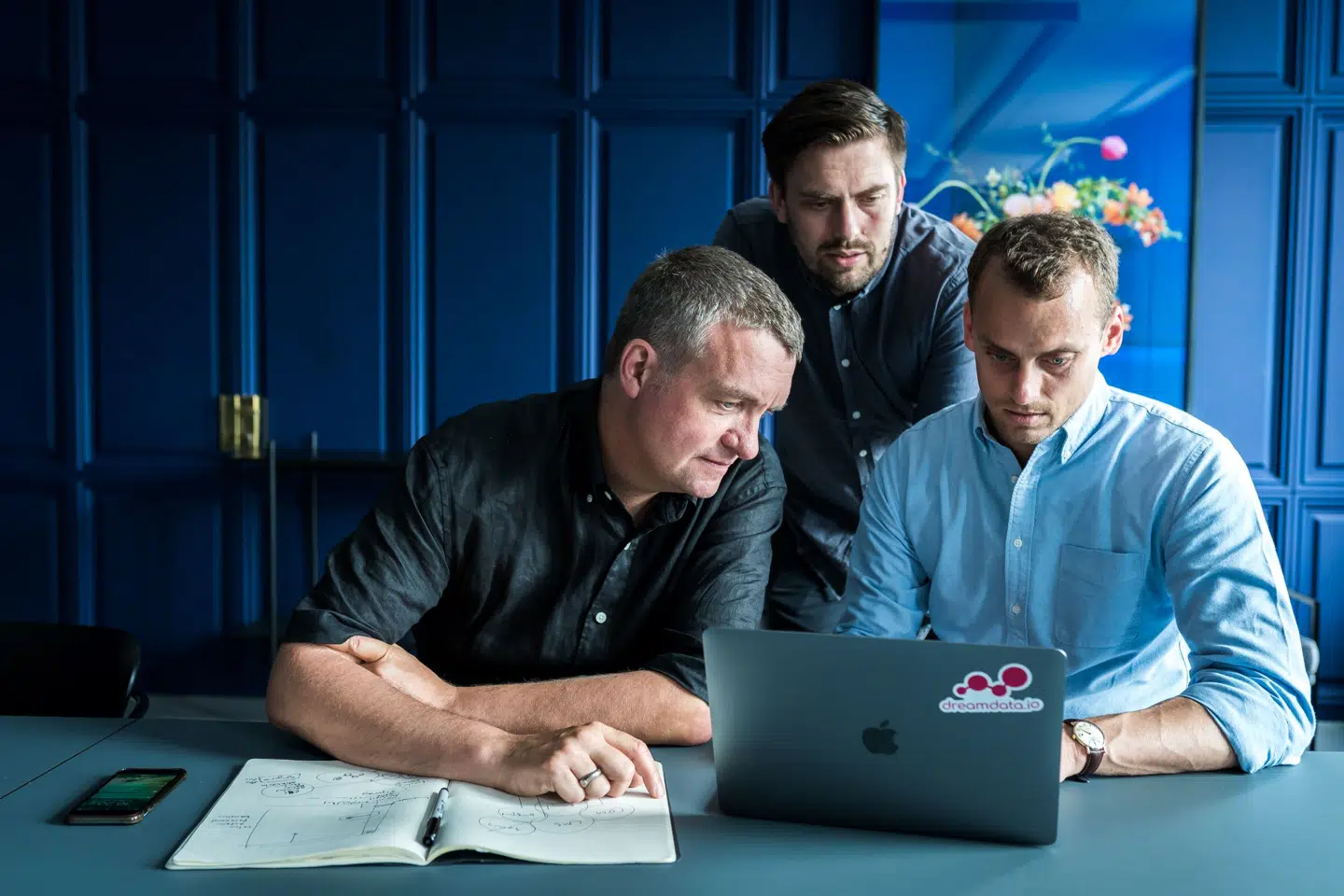 De tre stiftere har alle en fortid i virksomheder, som har oplevet stor vækst. Fra venstre: Lars Grønnegaard, Ole Dallerup og Steffen Hedebrandt.