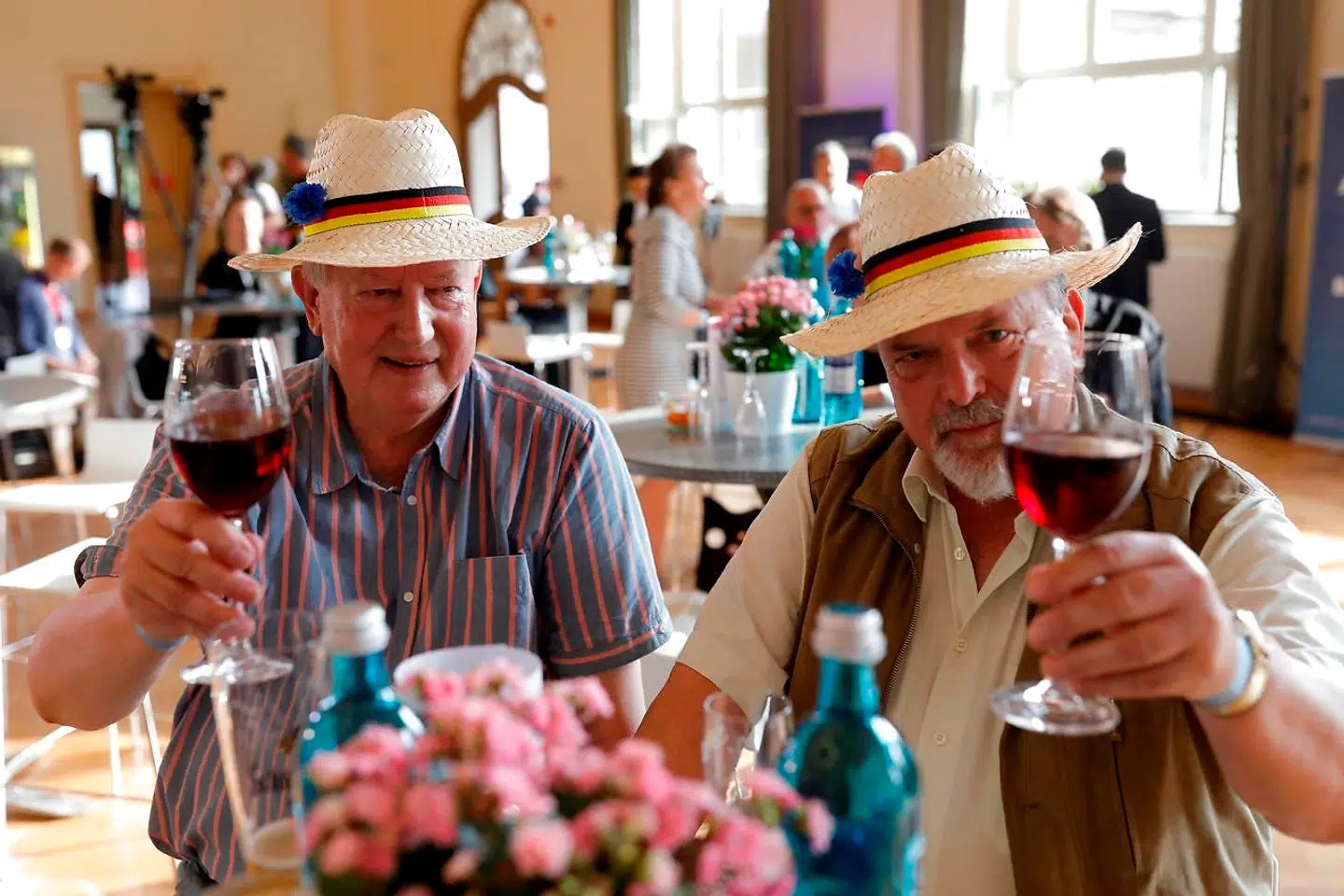 Optimismen hos AfD-tilhængere var stor inden valglokalerne lukkede i Brandenburg. I målingerne konkurrerede partiet med SPD om at blive det største parti.