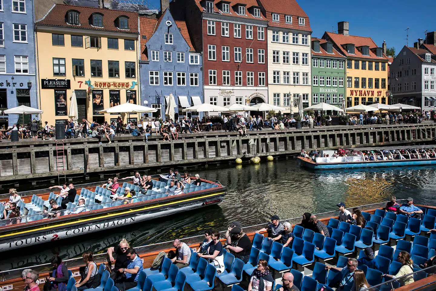 Nyhavn er et af de mest besøgte steder i København.