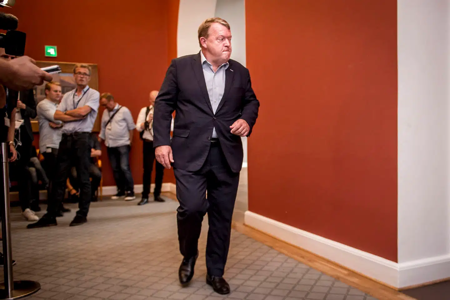 Arkivfoto. Mens store dele af Venstres bagland og flere i folketingsgruppen kræver Lars Løkke Rasmussens afgang som formand, har Løkke forsikret, at han vil blive siddende. Onsdag mødtes Venstres politikere til gruppemøde på Christiansborg, men ikke én eneste gang blev det aktuelle drama nævnt. I stedet var det et helt andet tema, der skabte røre.