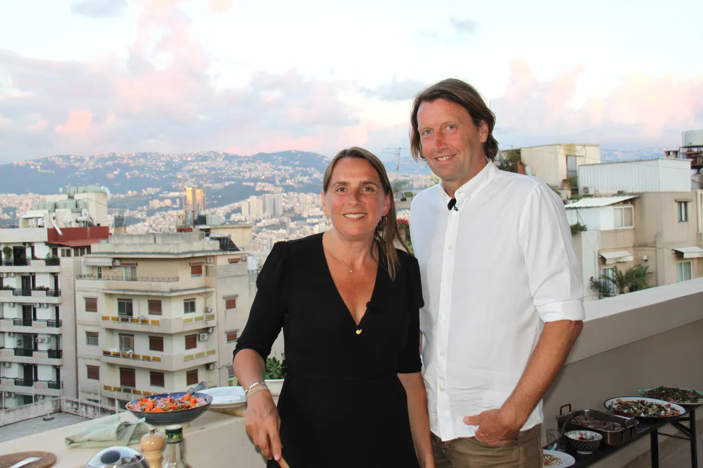 Anne og Anders i mellemøsten. DR-pressebilleder.