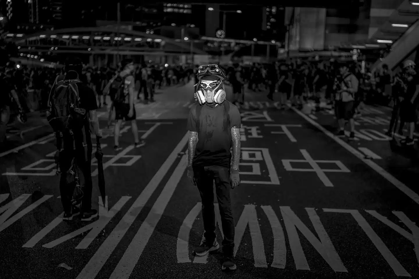 Jack Fung, 18 år, studerende: »Vi vil vise, at vi er vrede, fordi regeringen ikke kommer vores krav i møde. Jeg er ved at være lidt træt.«